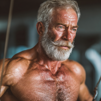 Люди зрілого віку займаються йогою